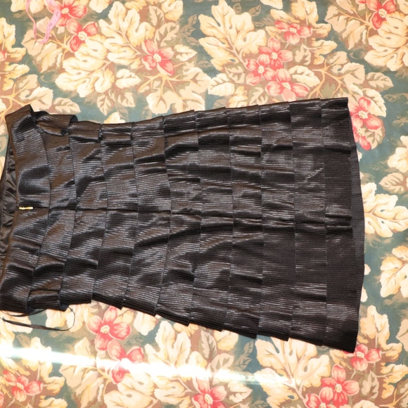 Express Black Ruffle Cocktail Dress - Picture 5 of 7